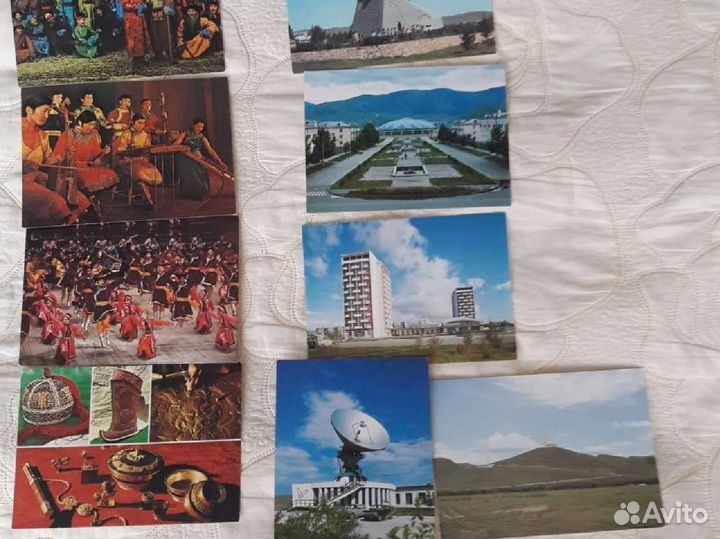 Календарики, открытки Монголии