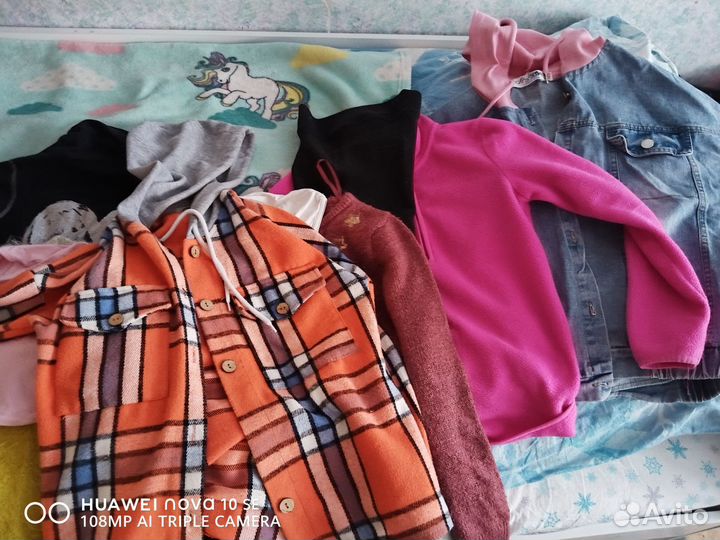 Вещи пакетом на девочку 140-146