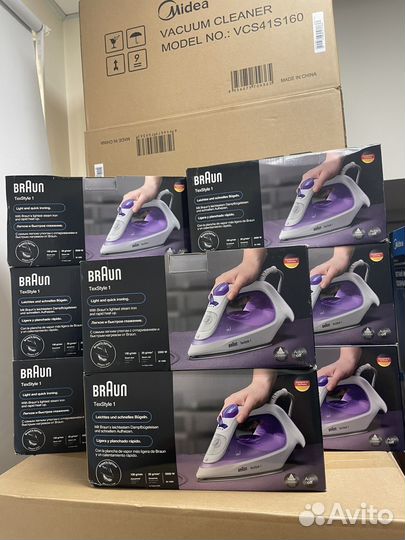 Утюг Braun SI 1080, фиолетовый