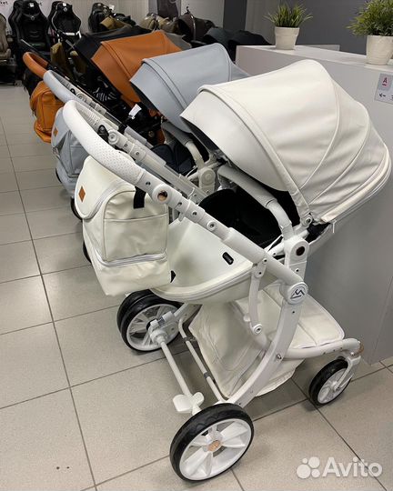 Коляска детская 3 в 1 luxmom 608-2