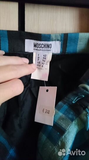 Брюки Moschino 100 шелк