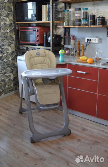 Стульчик для кормления chicco polly magic relax