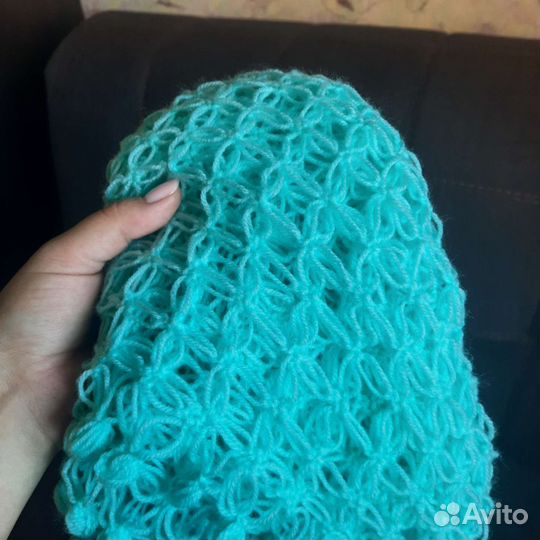 Платок шаль ручной работы