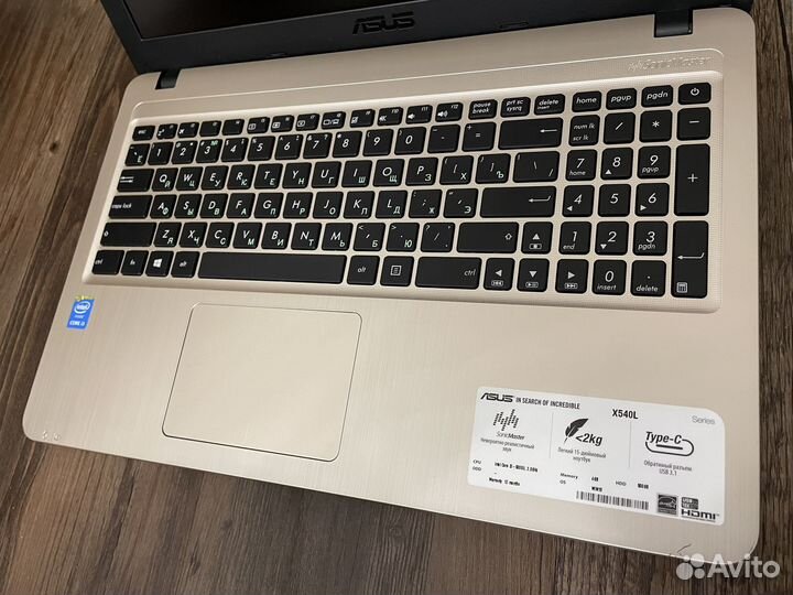 Asus 15.6 FHD i3-5005/HD 5500/8Gb/500Gb/4 часа