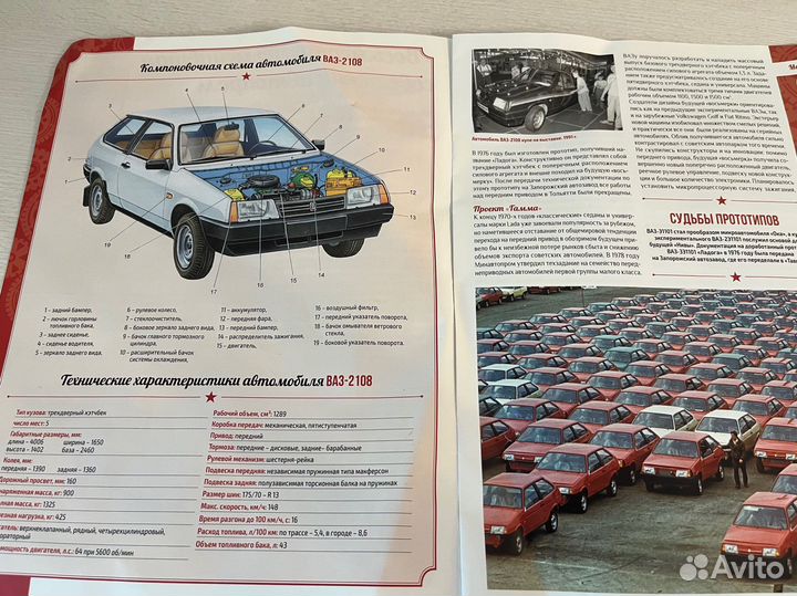 Журнал от модели ваз 2108 Ашет