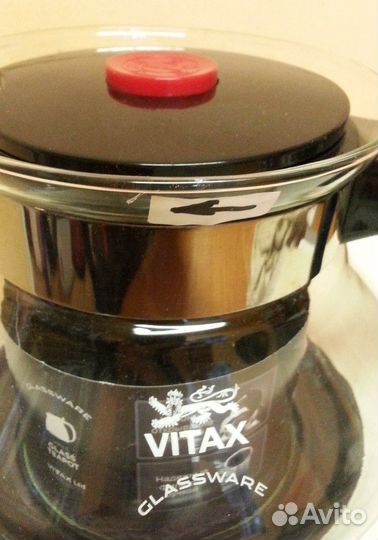 Чайник заварочный стеклянный Vitax 3305