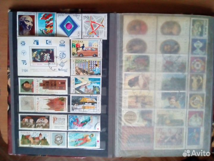 Более 6 сотен марок (20 страниц) Кляссер в подарок