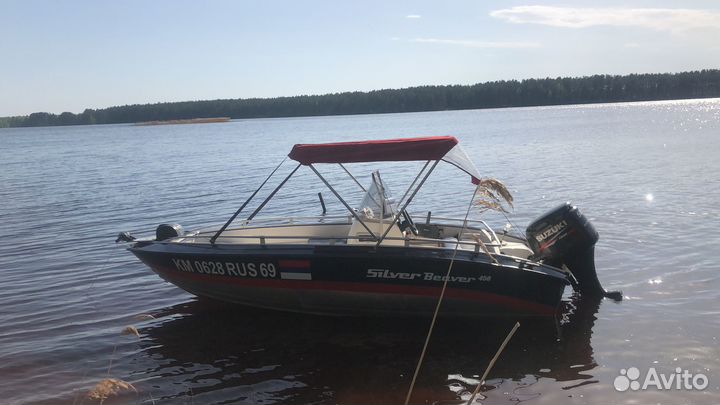 Прогулочный тент на катер silver beaver 450