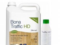 Паркетный лак bona traffic hd 2k экстраматовый 5 л