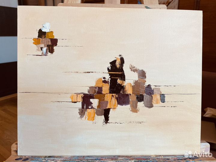 Картина маслом на холсте абстракция