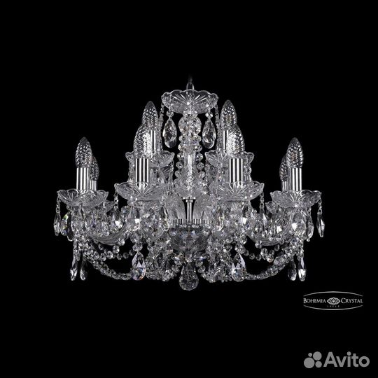 Bohemia Ivele Crystal 1406/8+4/195 Ni 1406 люстра
