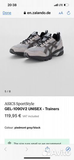 Acics SportStyle GEL 1090v2 unisex