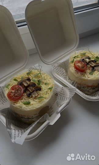 Бенто салат на заказ трайфлы