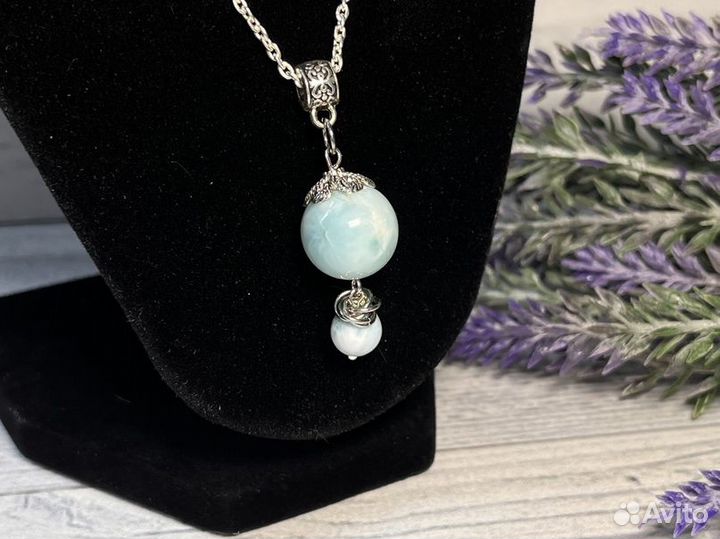Кулон из ларимара