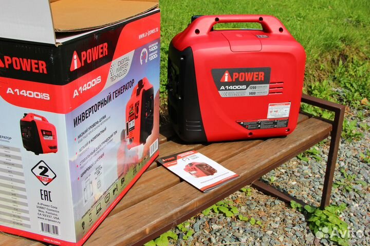 Инверторный бензиновый генератор A-iPower A1400IS