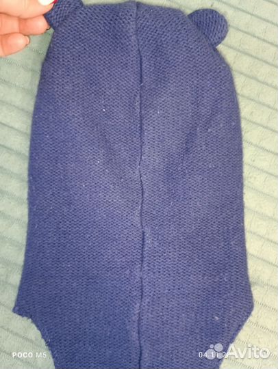 Шапка шлем зимний Crockid + снуд