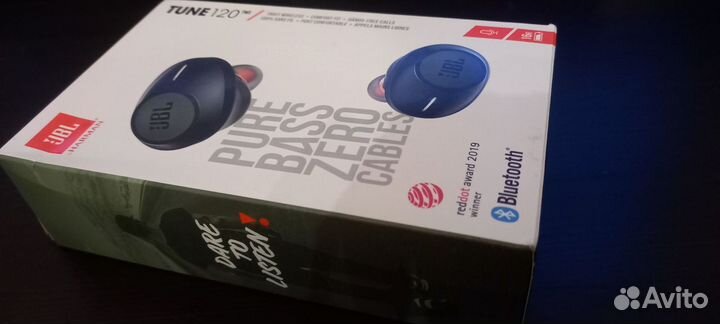 Беспроводные наушники jbl tune 120 tws