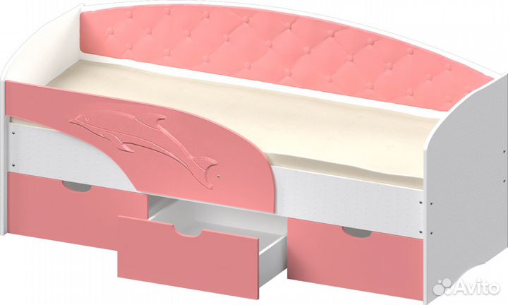 Кровать с бортиком 