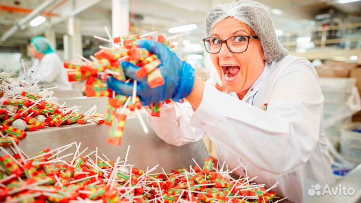 Упаковщик(ца) конфет. Ежедневные выплаты. Вахта