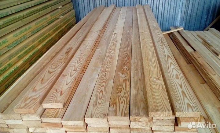 Террасная доска лиственница гладкая