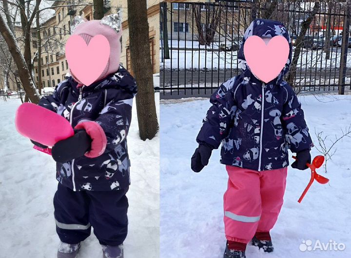 Костюм зимний Lassie 80 (+6) + доп. штаны 86 (+6)