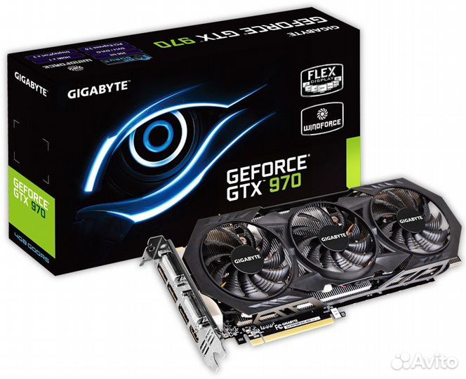 Видеокарта GTX 970 Gigabyte WindForce