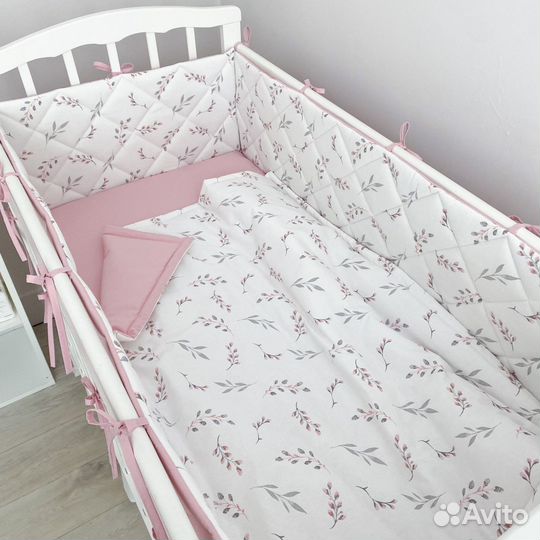 Бортики в детскую кроватку (комплект под заказ)