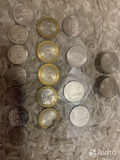 Иностранные и российские монеты