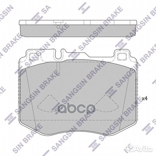 Колодки тормозные mercedes W205/W213/GLC(X253)