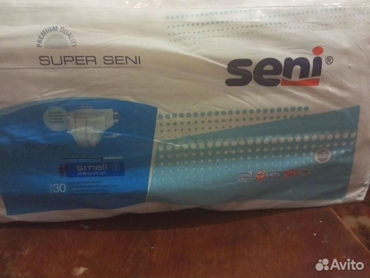 Памперсы для взрослых seni размер 1