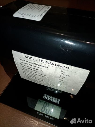 Аккумулятор инвалидной коляски 24в 80Ач LiFePo4