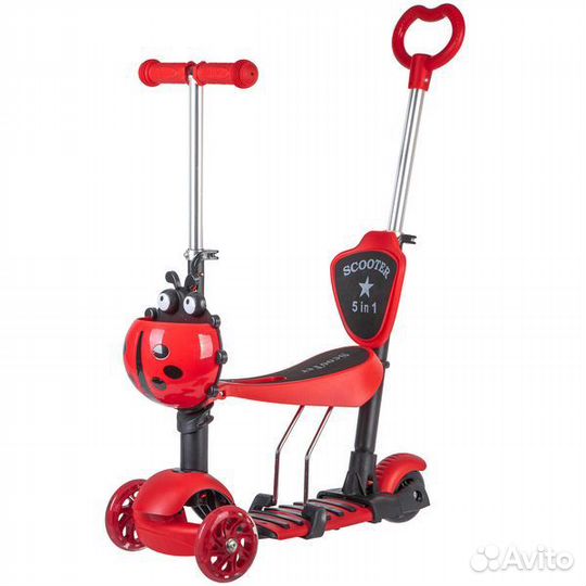 Самокат-кикборд Novatrack Disco-kids