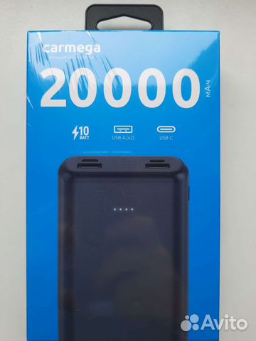 Внешний аккумулятор Carmega 20000mAh Charge 20