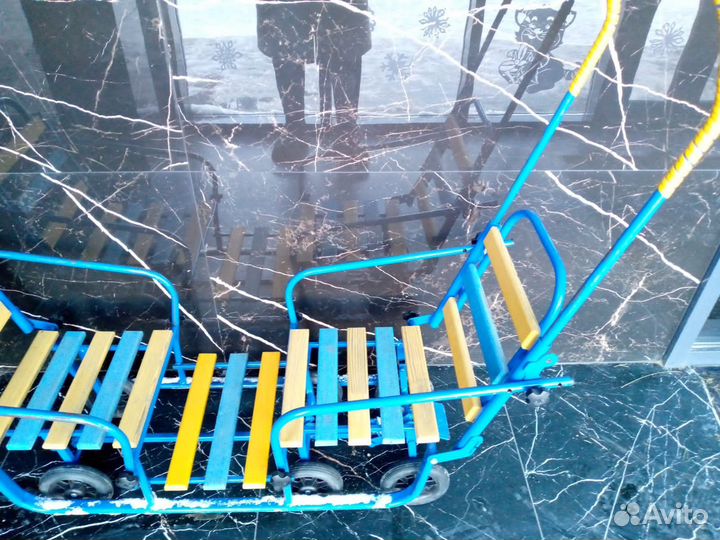 Детские санки для двойни