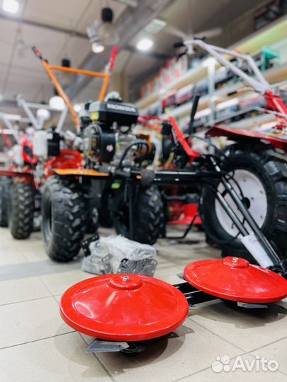 Мотоблок 4х-Скоростной GX/340+Косилка»Заря»Ротор