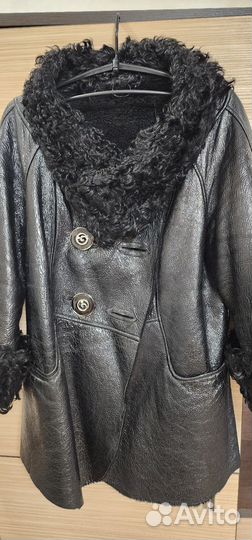Дубленка натуральная женская 50 размер