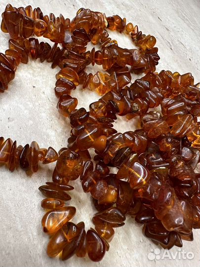 Янтарные бусы СССР (лечебные)