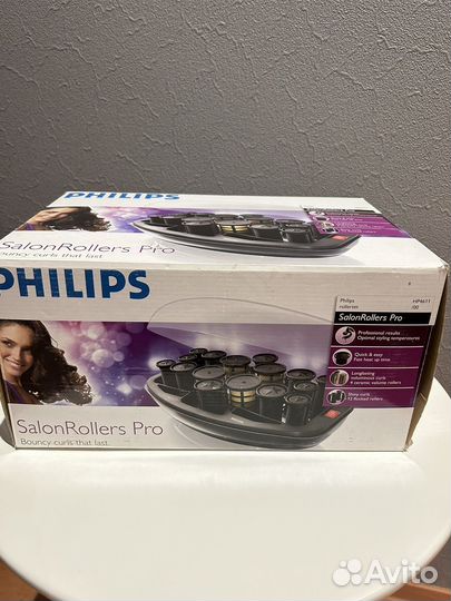 Электро бигуди philips