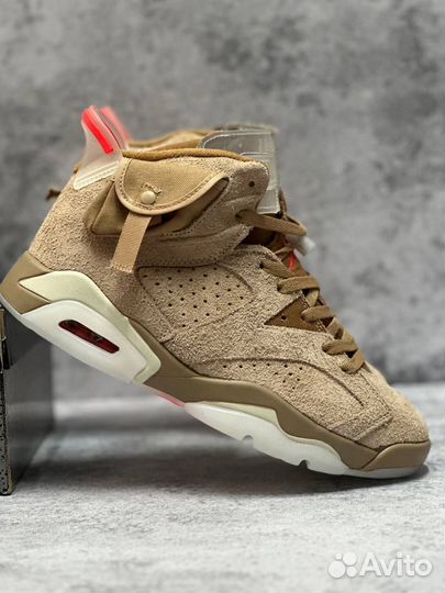 Кроссовки мужские Nike Airjordan 6LowTravis Scott