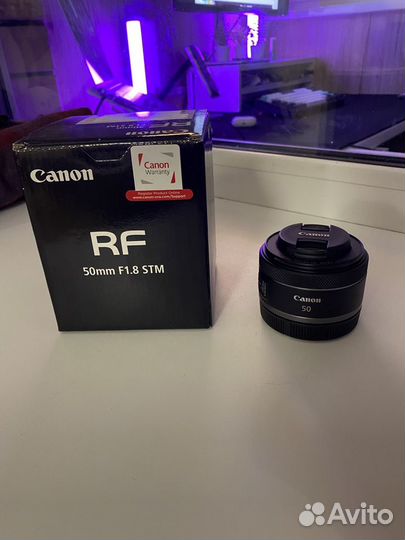 Объектив Canon RF 50mm 1.8 STM