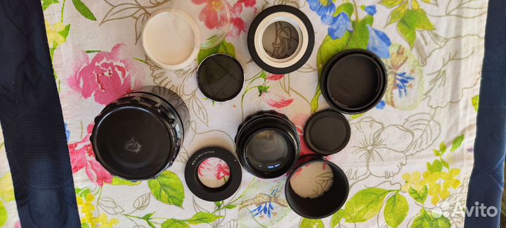 Объектив Юпитер 9 85 1, градиентный фильтр, бленда