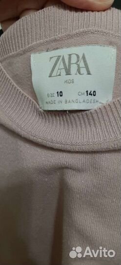 Кофта zara для девочки, р. 140