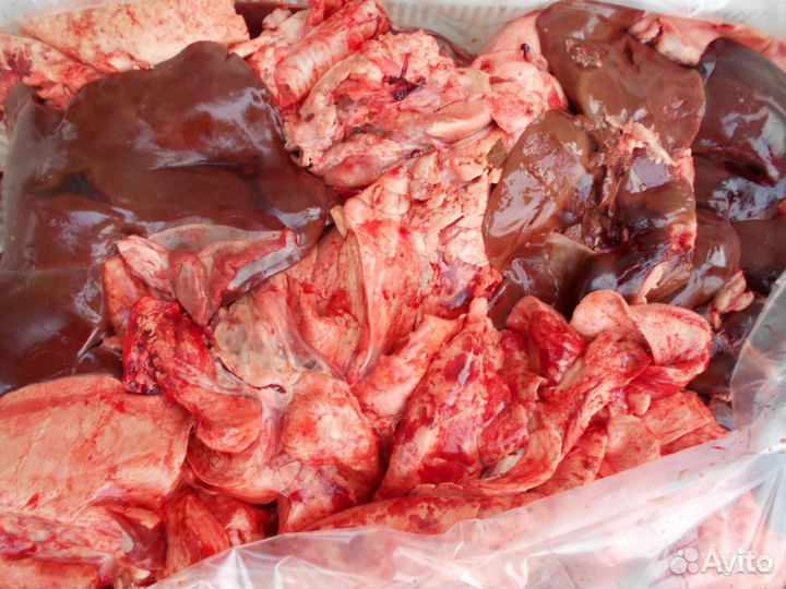 Субпродукты в корм собакам (Собачья радость) микс