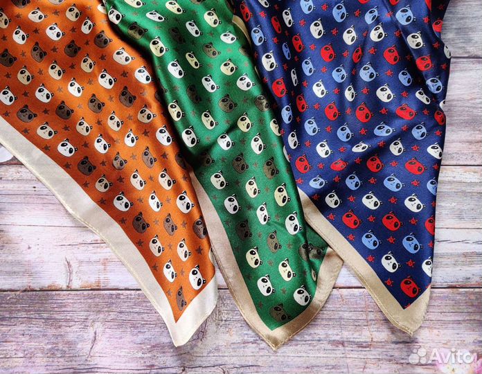 Шейный платок шелк новый