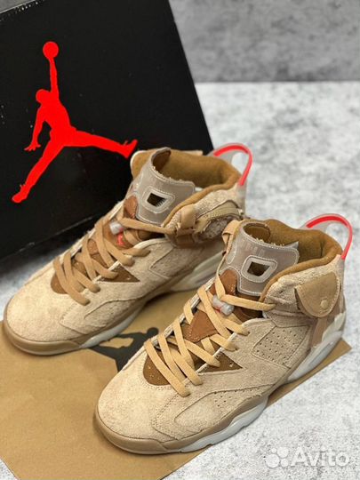 Кроссовки Nike Air Jordan 6 Low travis Scott