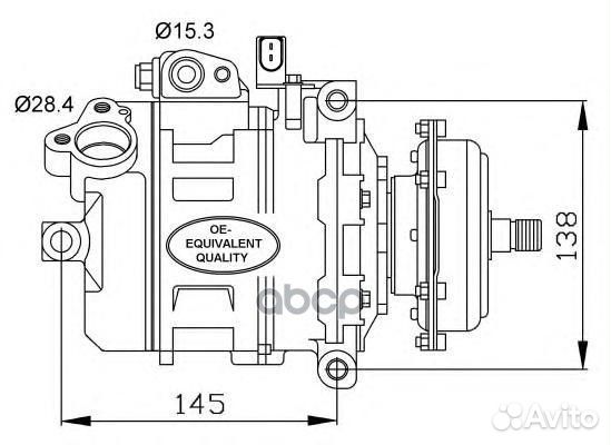 32148 компрессор кондиционера VW Touareg /T5 2