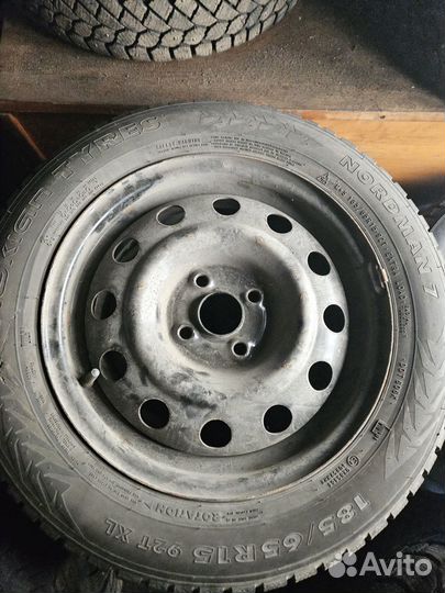 Шины 185 65 15 зимние бу на дисках