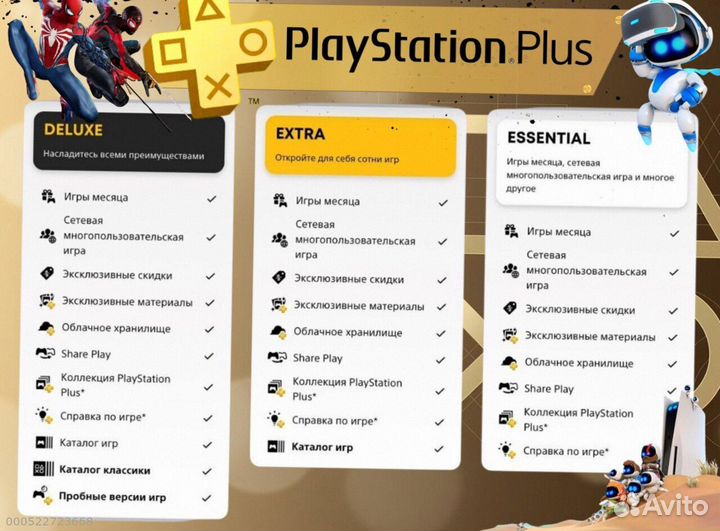 Подписка ps plus турция delux на ps5 ps4 (Арт.19066)