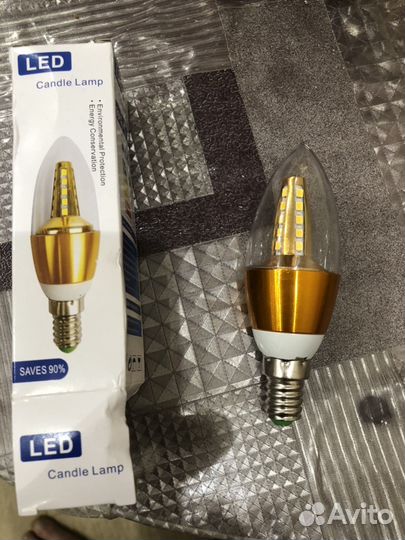 Лампы led цоколь е14. 3500k. 7w