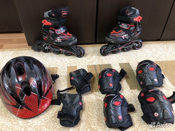 Роликовые коньки детские раздвижные